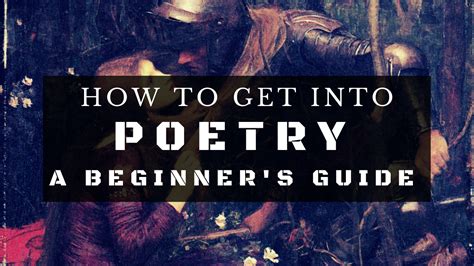 How to Get into Poetry: A Symphony of Words and Whimsy